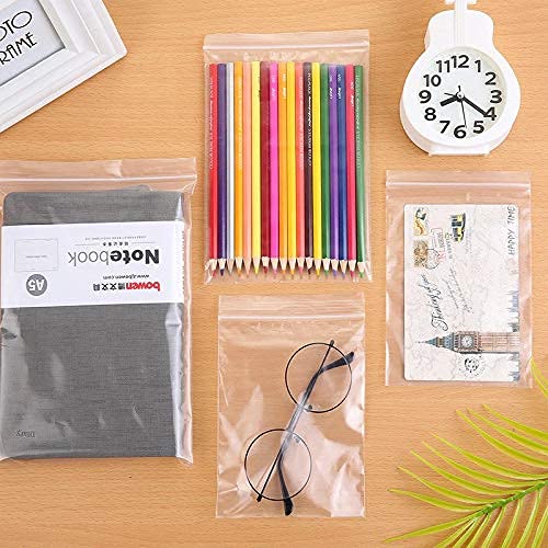 TRUE SHOP Multi Purpose Re-Usable Transparent Zip Lock Storage Bags Sizes (SMALL) (3x4-50pc,4x5-50pc,5x6-50 pc) - Image 2