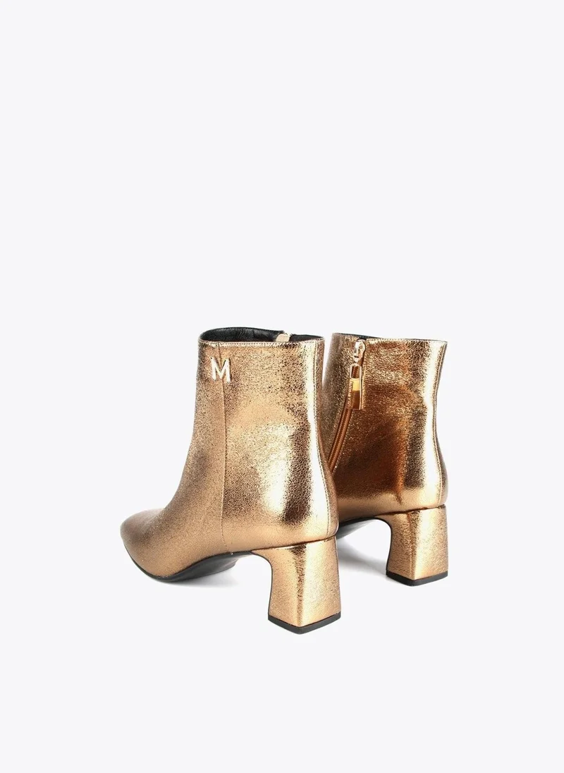 Lola Casademunt Metallic ankle boots