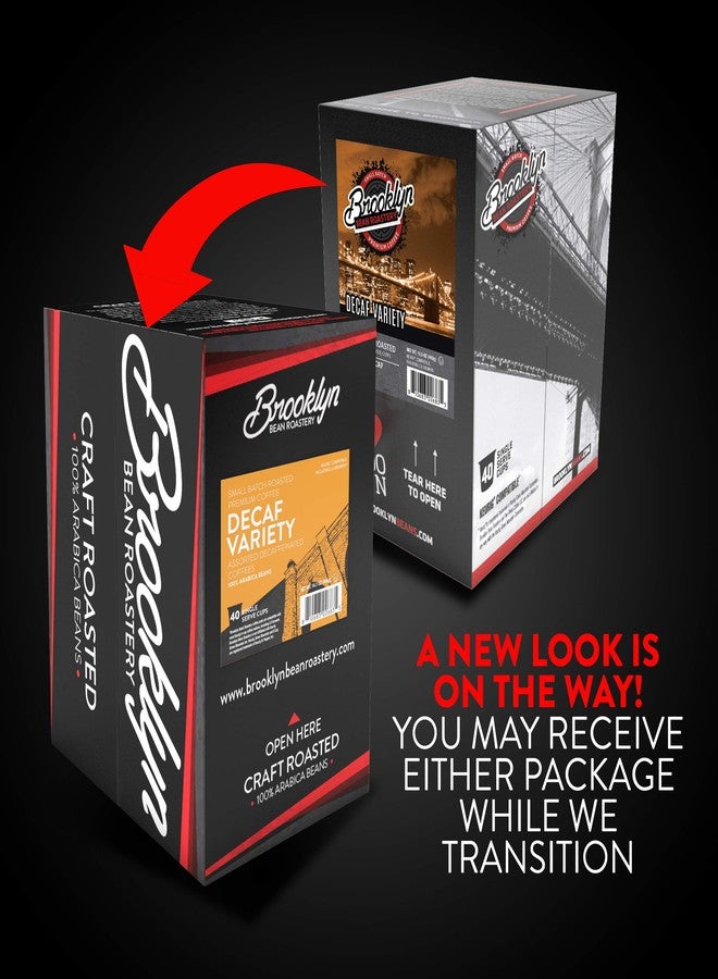 Brooklyn Beans Coffee Pods, Assorted Decaf Variety Pack - Compatible with Keurig K Cup Brewers Including 2.0 Coffee Makers, 40 Count, Perfect for Decaf Coffee Lovers - Image 4