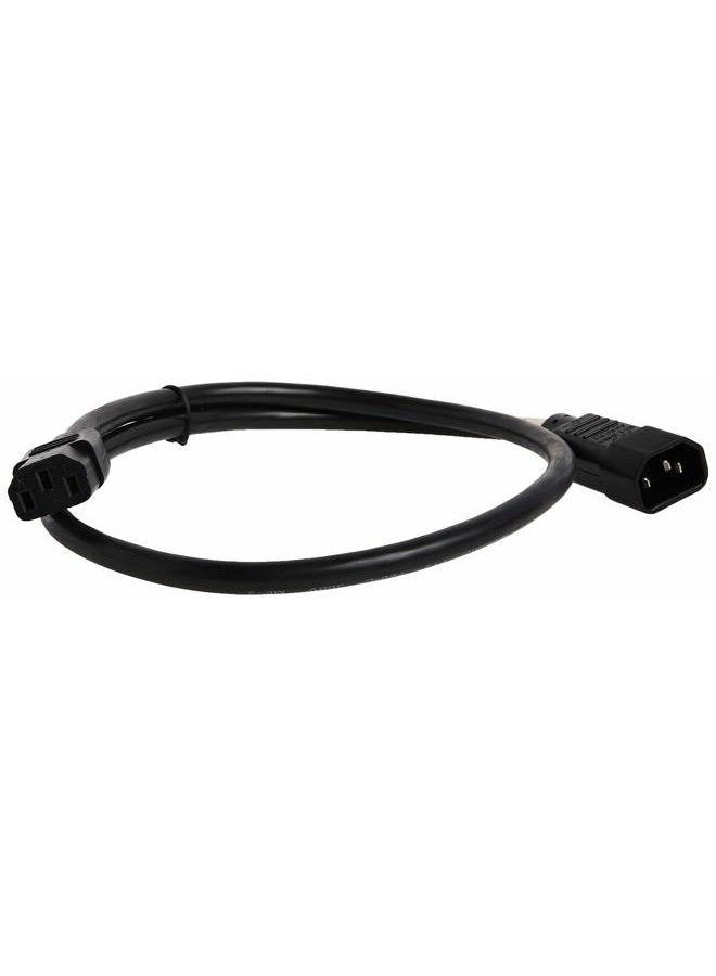 Tripp Lite Heavy Duty Computer Power Extension Cable PDU Cord 15A 14 AWG C14 to C13, 0.91 m (P005-003) - Image 3