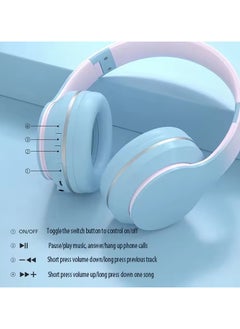 JBLTM Wireless Bluetooth Noise Cancelling Headphones, Gradient Macaron Colors, Head-Mounted, with Microphone, Gaming Headphones, Cute Christmas Gift for Kids, Suitable for Travelers and Music Lovers  - Image 4