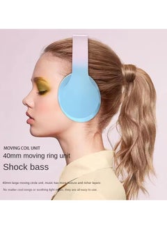 JBLTM Wireless Bluetooth Noise Cancelling Headphones, Gradient Macaron Colors, Head-Mounted, with Microphone, Gaming Headphones, Cute Christmas Gift for Kids, Suitable for Travelers and Music Lovers  - Image 5
