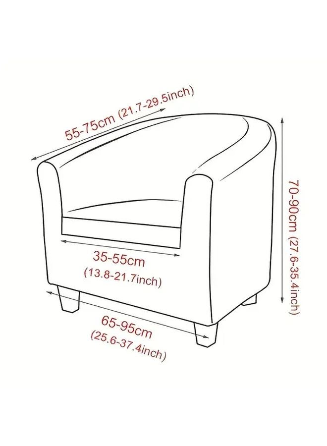 2pcs Jacquard All Season Sofa Cover with Cushion Cover Medium Coffee Color - Image 3