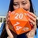 KESS Giant D20 Foam Dice Oversized 20Sided Dice for RPG and Collectors 6 Vibrant Colors Perfect for Outdoor Fun in Backyard Pool Beach Ages 6 Pink - Image 4