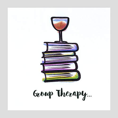 Kitschy Collective 30 Pk, "Group Therapy" Cocktail 3-Ply Paper Party Napkins for Book Club, Wine Night, Womens Group, Galentine's Day or Girls Night - Image 2