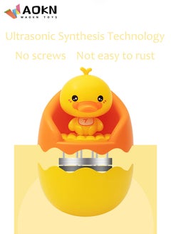 WAOKN Amphibious Children's Little Yellow Duck Tumbler Baby Early Education Puzzle Enlightenment Cartoon Creative Toys Bathroom Bath Toys for Toddlers.  - Image 3
