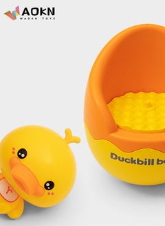 WAOKN Amphibious Children's Little Yellow Duck Tumbler Baby Early Education Puzzle Enlightenment Cartoon Creative Toys Bathroom Bath Toys for Toddlers.  - Image 4