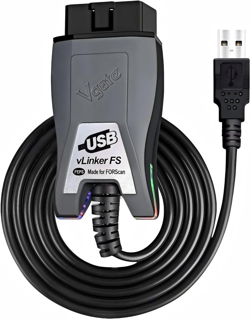 Vgate vLinker FS OBD2 USB Adapter for FORScan HSMSCAN Auto Switch - Image 1