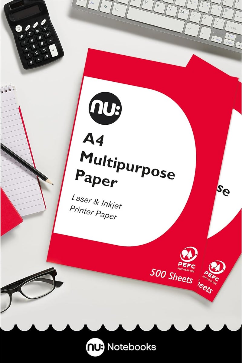 nu : Multi-Purpose Printer Paper, White, 500 Sheets - Image 5