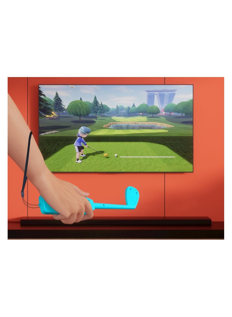TNGames 2025 Flagship Switch Motion Master 13-in-1 Pro Esports Bundle Dual Golf Clubs + Dual Foil Handles + Magnetic Wrist Straps | Joy-Con Fully Compatible | Supports "Zelda: Motion Swordsmanship" - Image 4