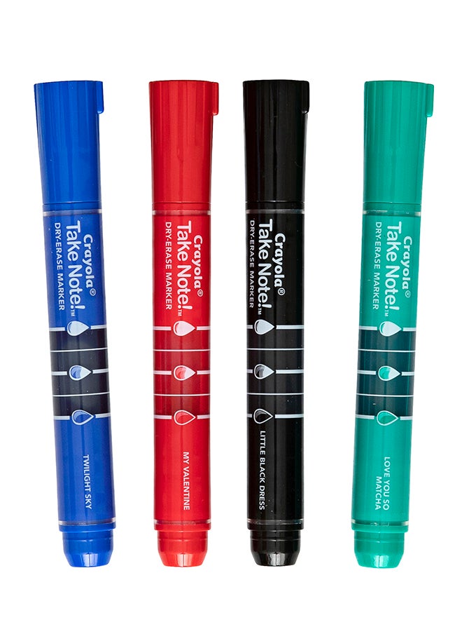 Take Note Dry Erase Markers, Chisel Tip, 4 Count - pzsku/Z976A6840B57CA763A61FZ/45/_/1725787009/a9d8a374-8d64-42c4-bc3f-38c1840362de