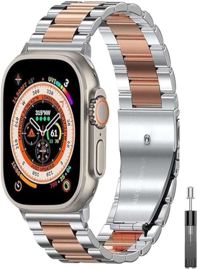 Next Next store Metal Band Compatible with Apple Watch Band 42-44-45-49 Series SE 6/5/4/3/2/1/7/8 Ultra Stainless Steel Strap for iWatch