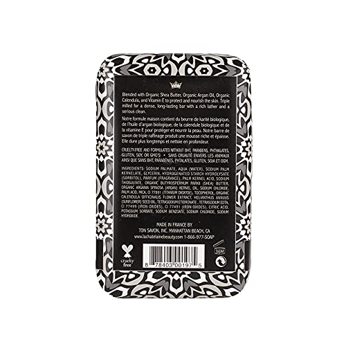 La Chatelaine Shea Butter Bar Soap Natural and Organic Triple Milled Made in France Unisex Men Women Large Vetiver Cedar - Image 5