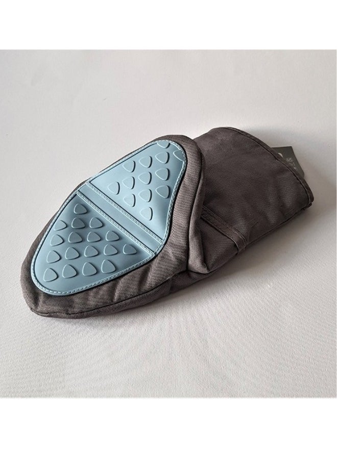 FALMER - Silicone Handle Oven Mitt Heat Resistant Non-Slip Kitchen Glove 27cm - Image 1