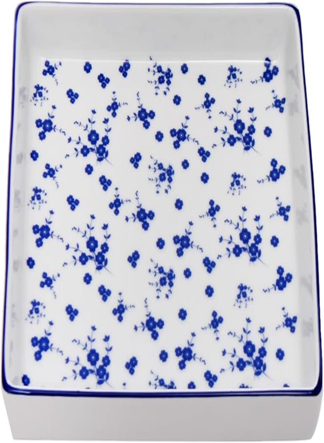 Porland Passion Plate, 15 cm x 15 cm Size, Blue