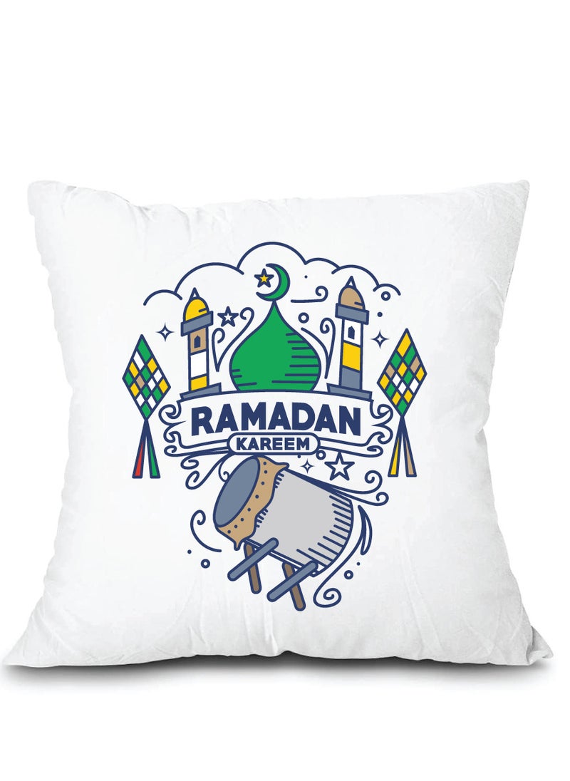 PRINTSHOP4ME Ramadan Mubarak Decorative Throw Pillows - Perfect for Ramadan Decoration - Living Room - Bedroom Decor - Ramadan Pillow Covers  - Image 2