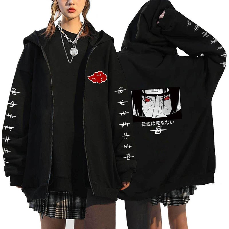 Selling Japanese Anime Naruto Naruto Men'S Fashion Brand Zipper Sweater Casual Couple Cardigan Jacket - Image 1