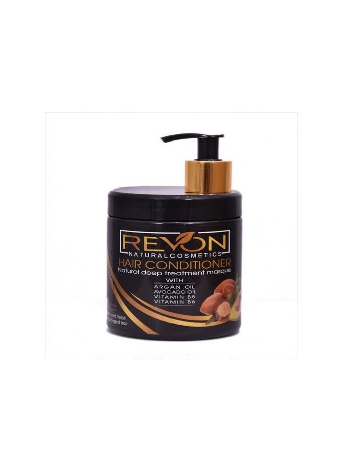 REVON NATURAL COSMETICS - REVON Hair CONDITIONER WITH ARGAN& AVOCADO 500 GM - Image 1
