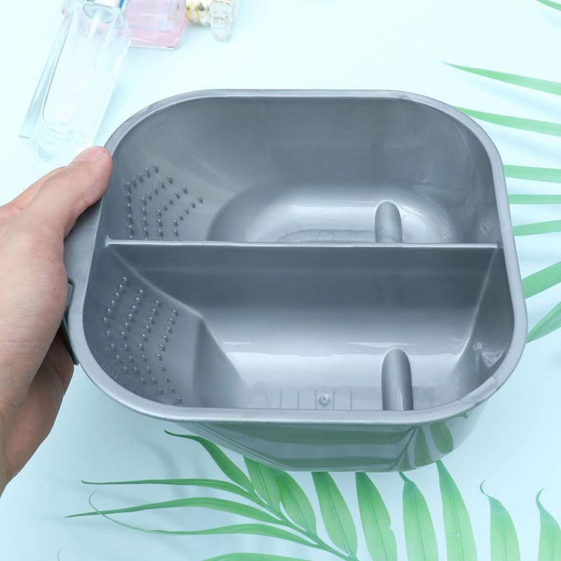 2pcs Black And Gray Hair Dye Mixing Bowls For Salon Home Hair Highlighting - Image 5
