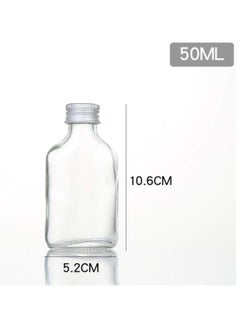 FUFU 12Pcs 50ml empty juice bottle glass milk beverage bottle coffee bottleKombucha bottle  bottle coffee bottle  bottle party drink shop coffee shop  - Image 2