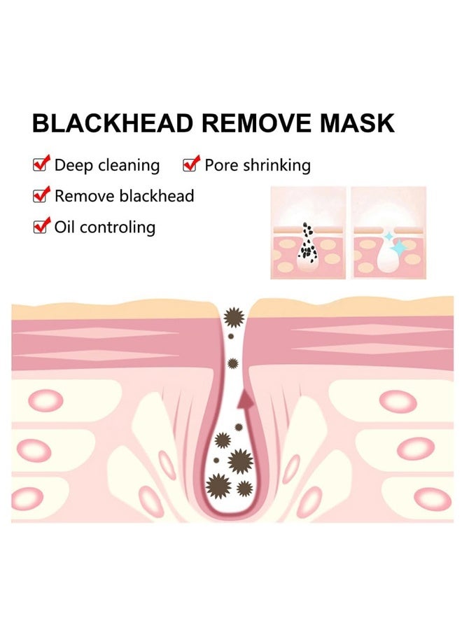 QANZIRE Blackhead Remover Mask,90 Pcs Blackhead Remover Mask Peel Off Nose Strips Blackhead Remover Witch Hazel Extract 2 in 1 Blackhead Mask for Nose, Chins, Forehead & Face Grandma Mothers Day Gift - Image 3