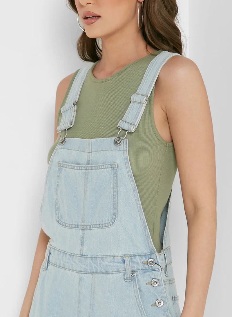 boohoo Denim Dungaree