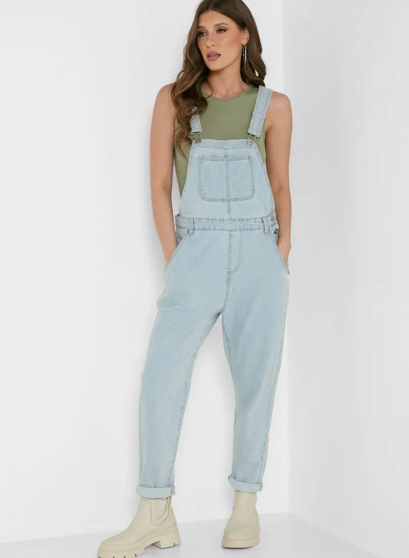 boohoo Denim Dungaree