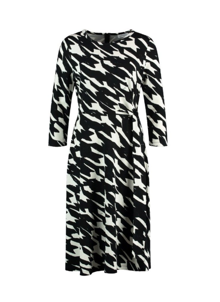 GERRY WEBER Crew Neck 3/4 Sleeve Midi Dress 