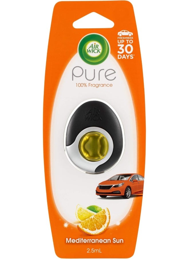 Air Wick Car Air Freshener Pure Mediterranean Sun, 2.5 Ml - Image 1