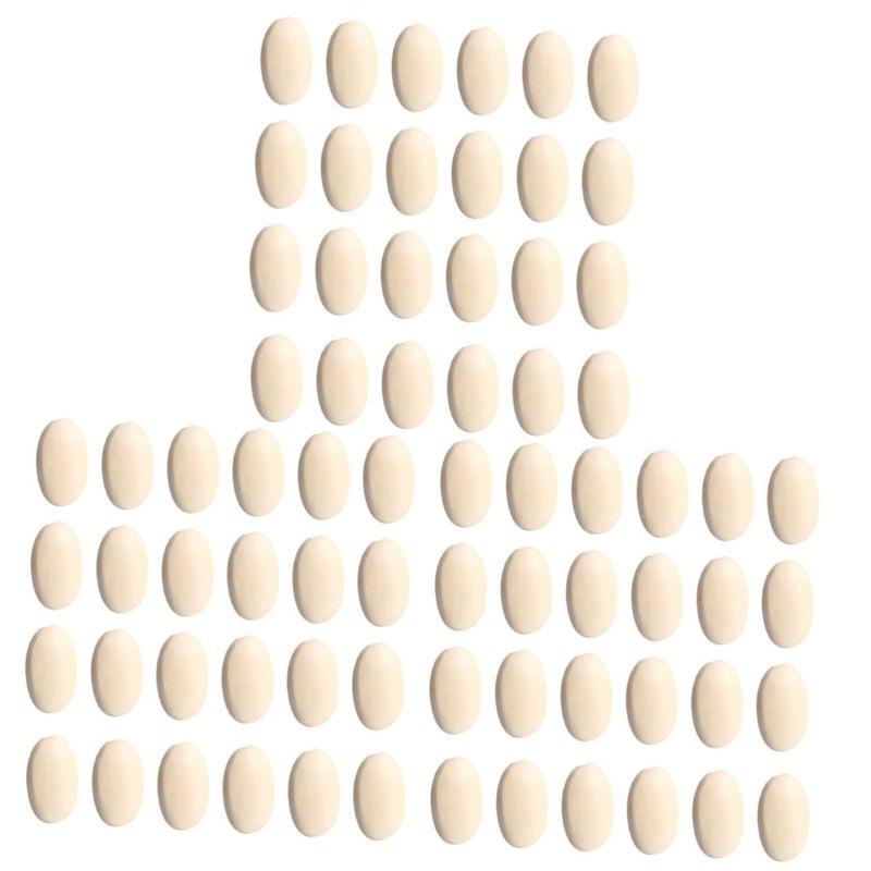 3 Pack 90 Pcs DIY Bead Accessories Solid Oblate Beads For Necklace Bracelet Home Art - Image 2