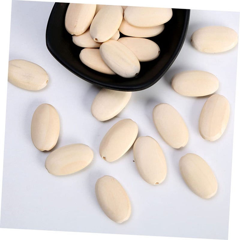 3 Pack 90 Pcs DIY Bead Accessories Solid Oblate Beads For Necklace Bracelet Home Art - Image 5