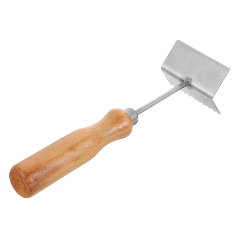 Professional Beekeeping Shovel Steel Blade With Wooden Handle Beehive Frame Tool 1 Pack - Image 2