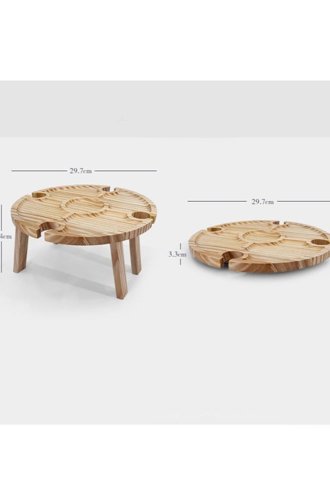 general Outdoor picnic table Mini portable picnic table Folding picnic table folding plates are easy to plate - Image 4