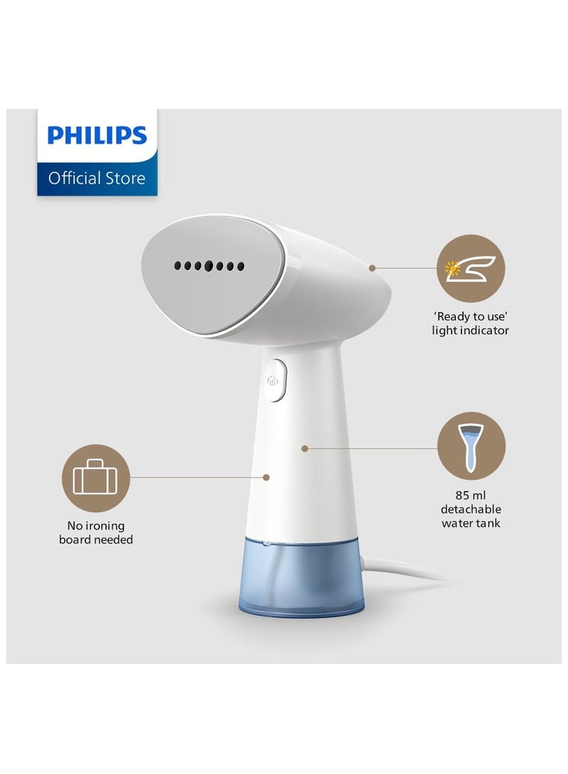 Philips 1000 Series Handheld Garment Steamer STH1000/10 85 ml 900 W STH1000 White & blue - Image 2