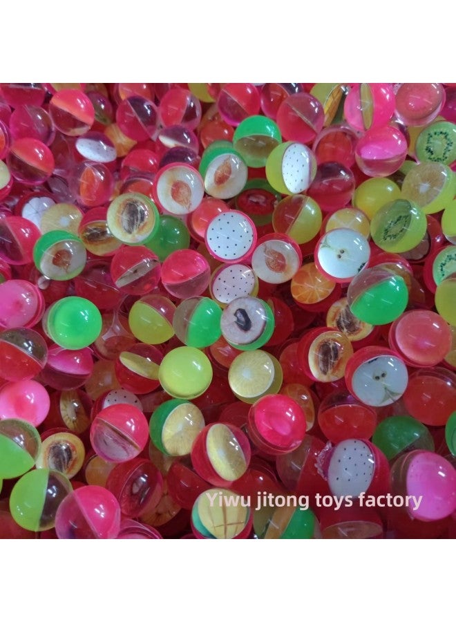 Yellow Mickey Bouncing Ball No. 32 Mixed Jumping Ball Gashapon Machine Bouncing Ball Toy Ball Paper Card Rubber Pinball-Color:Printed Expression Bouncy Ball-Diameter:No. 32 1000