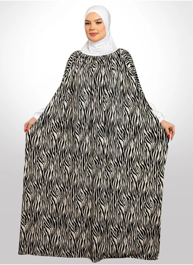 زمرد ثوب صلاة چيرسيه كويتي- عملي مع غطاء الرأس من زمرد فاشون  - Image 1