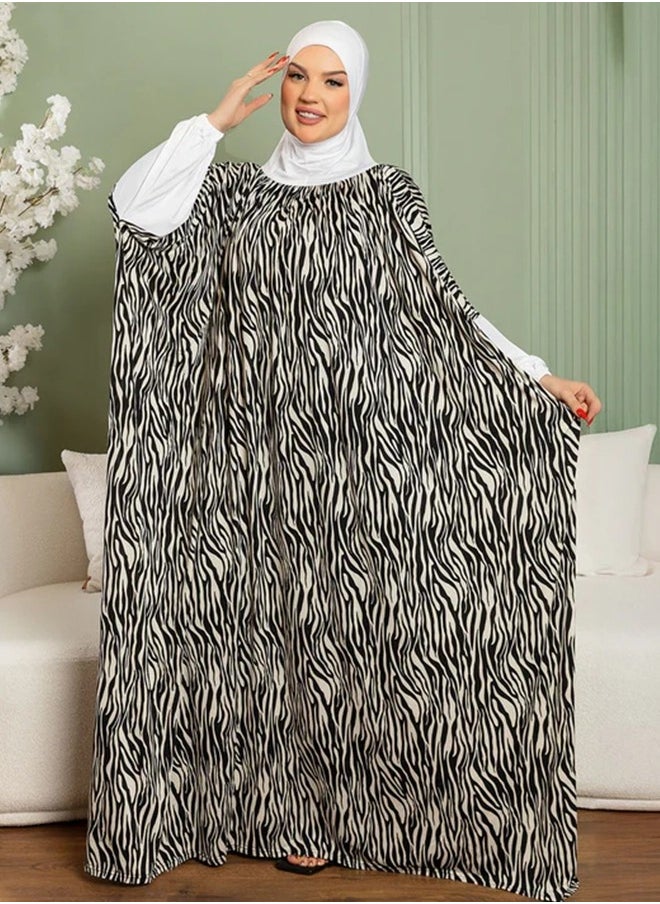 زمرد ثوب صلاة چيرسيه كويتي- عملي مع غطاء الرأس من زمرد فاشون  - Image 5