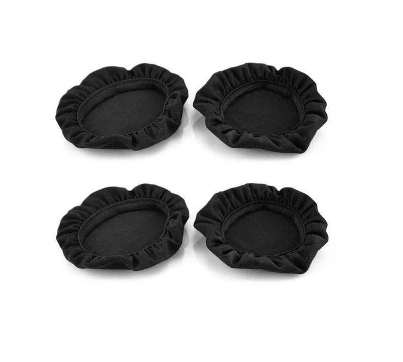 VEVER VEKEFF 2 Pairs Black Stretchable Washable Earcup Cover Fabric Headphone Cover for Most On Ear Headphones with 7~8.5cm Earpads Small Size - Image 1