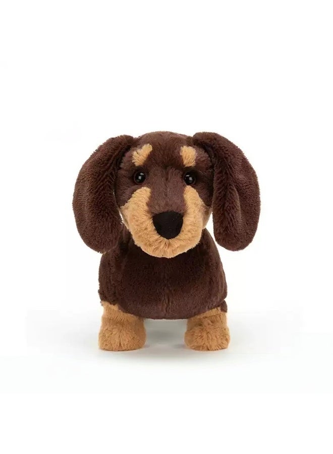 general Simulated Dachshund plush toy soothing doll soft baby doll birthday gift - Image 2