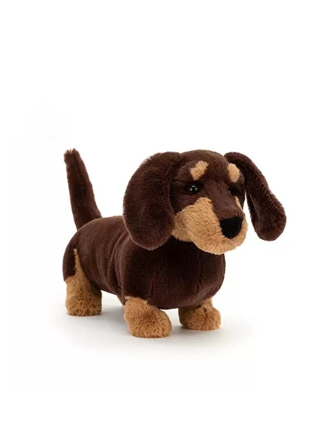 general Simulated Dachshund plush toy soothing doll soft baby doll birthday gift - Image 3