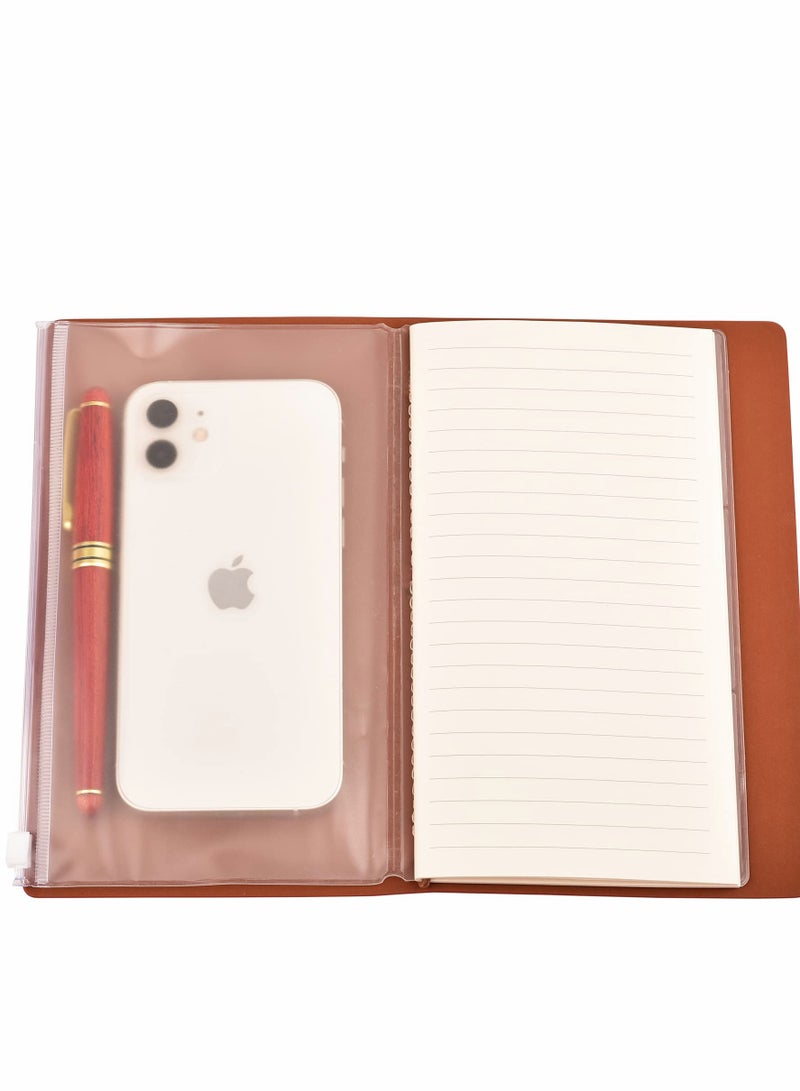 Excefore To My Daughter Leather Journal, Gift from Dad - Enjoy the Ride and Never Forget Way Home Notebook 136 Page Travel Diary Journal Sketch Book Graduation Back to School for Girls - Image 3