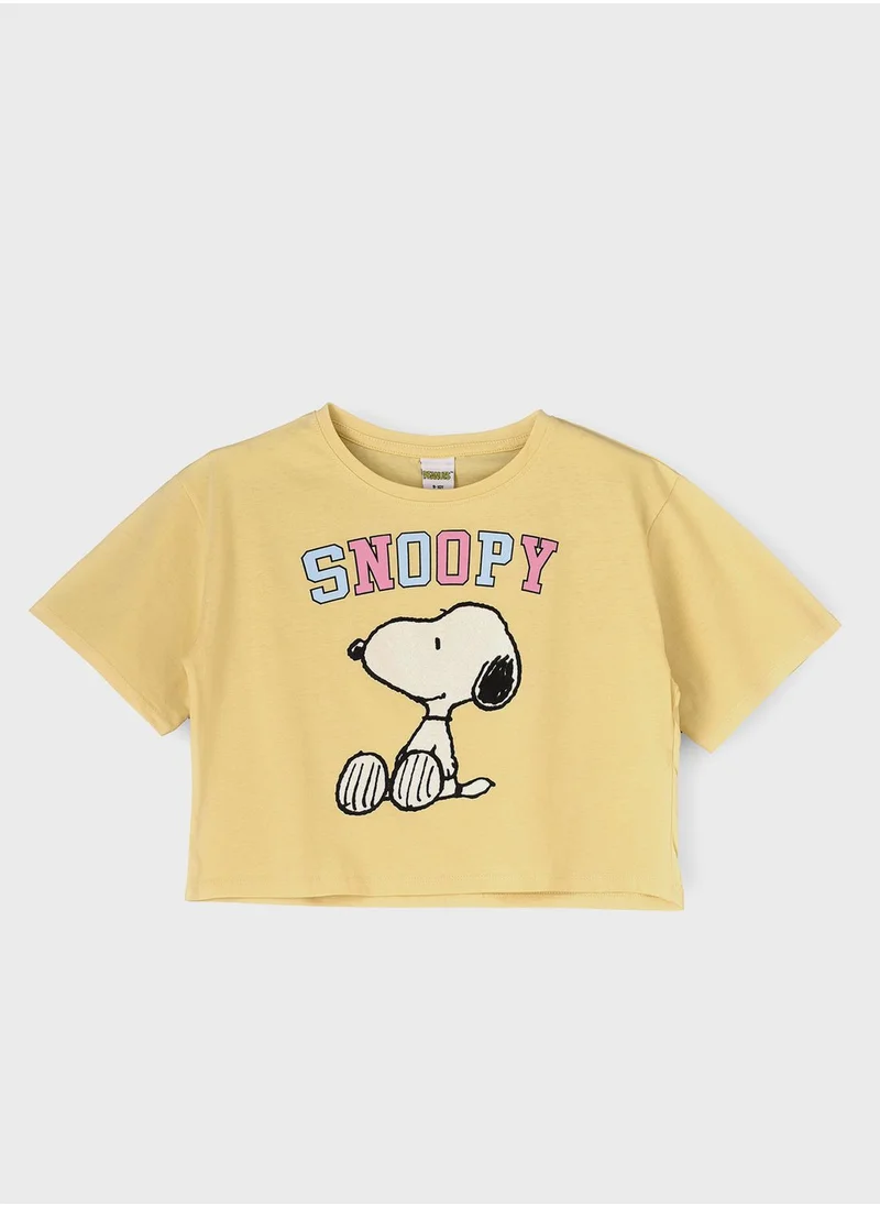 Urban Haul Kids Peanuts Snoopy T-Shirt