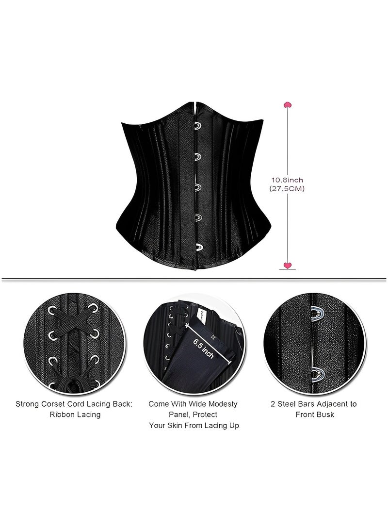 Generic - Waist Trainer, Waist Cincher Corset with Latex Underbust, Body Shaper with Sport Girdle Hourglass, Waist Trainer Corset Trimmer Shaper Belt - Image 1