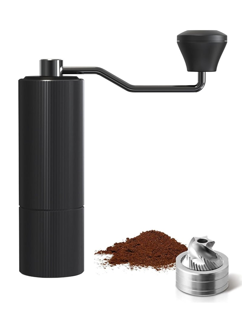 Joshberg Manual Coffee Grinder with Adjustable Setting High-precision for Pour Over French Press Espresso Turkish or Cold Brew Suitable for Travel or Camping,Black  - Image 1