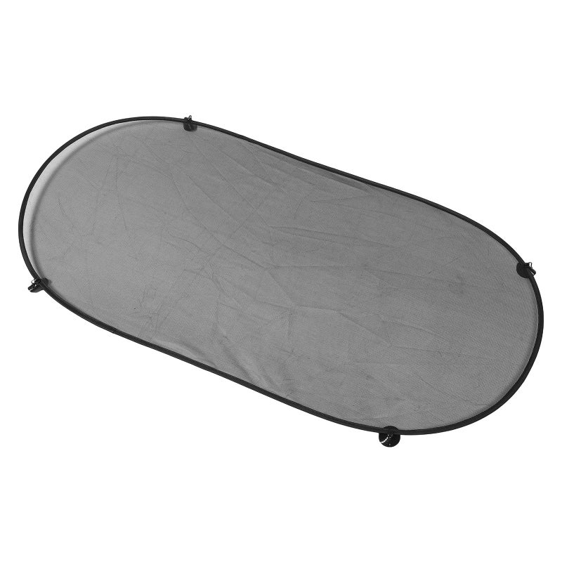 Car Rear Window Sunshade with 4 Suction Cups UV Protection Heat Insulation Mesh Privacy Glare Blocking - Image 2