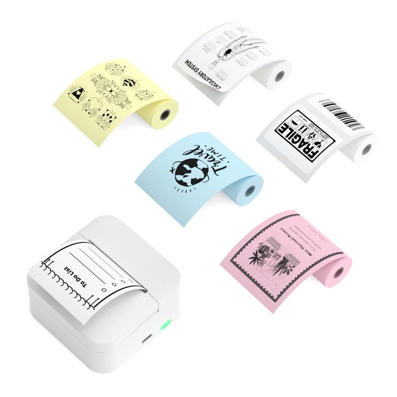 57mm Bluetooth Thermal Label Printer Wireless Label Maker Compatible with Android iOS - Image 2