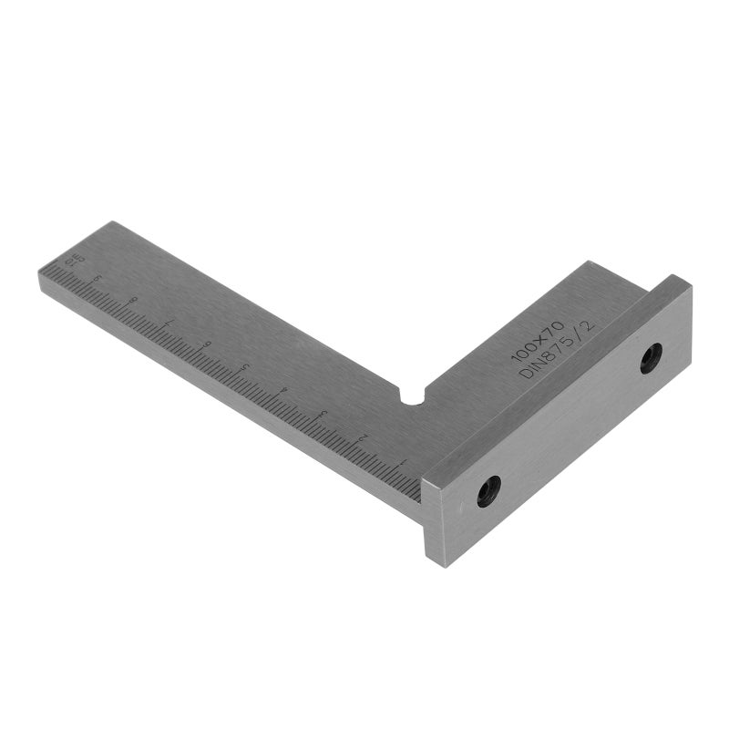 Machinist Precision Engineer Wide Seat Steel 90 Right Angle Ground Hardened Steel Angle Ruler Woodworking Tool - Image 5
