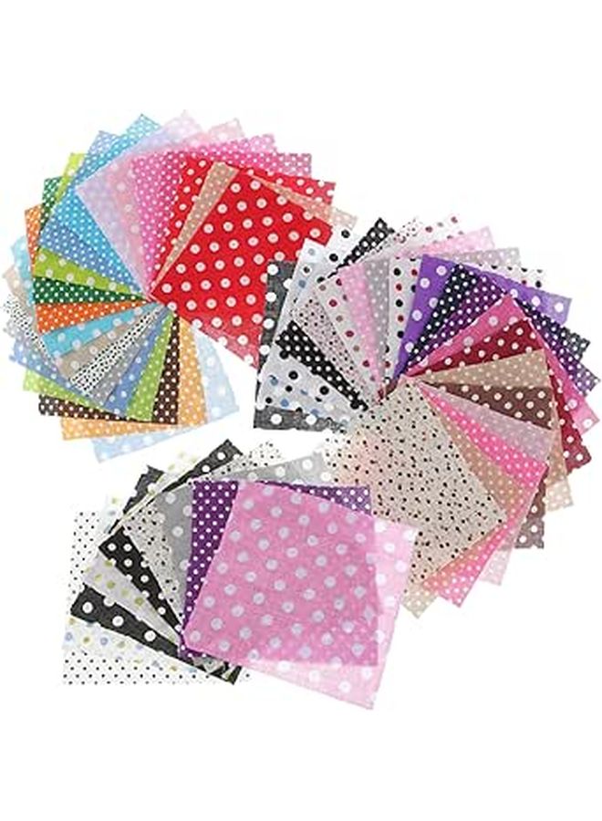 50pcs 10x10cm Cotton Floral Patchwork Fabric Squares for Sewing Quilting Craft - Image 1