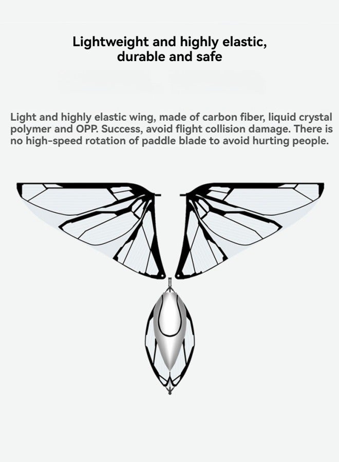 M MIAOYAN Bionic intelligent flying insect electric remote control toy small drone aircraft pet  - Image 5