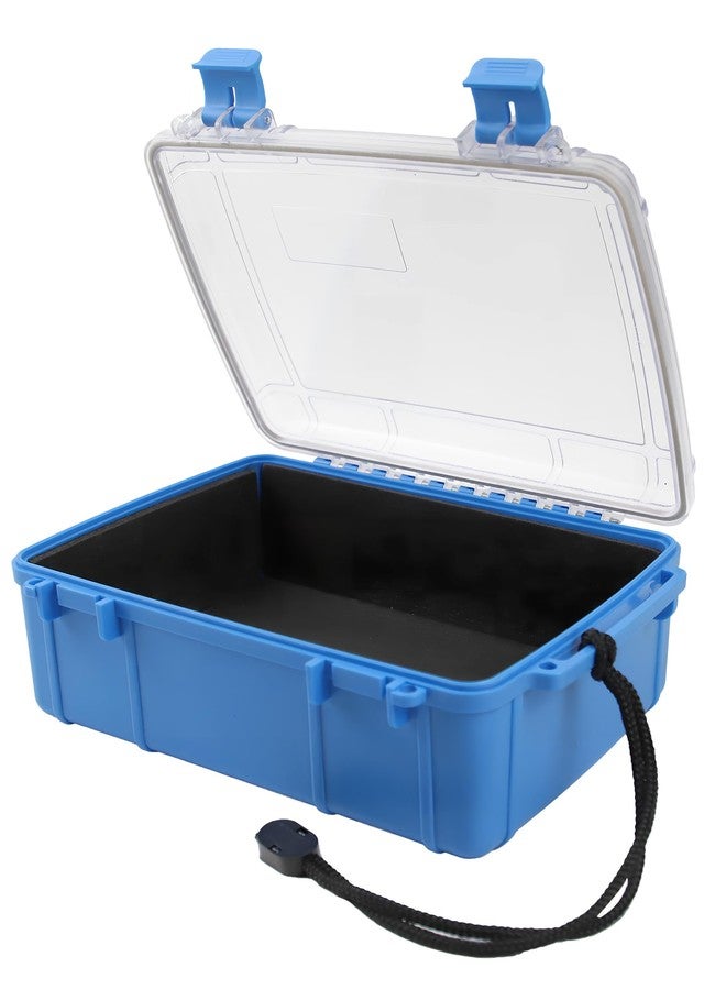 Beoccudo Large Waterproof Dry Box Waterproof Containers, Watertight Boat Storage Boxes Drybox Storage Case for Kayaking, 8.9" L X 6.4" W X 3.2" H - Image 1